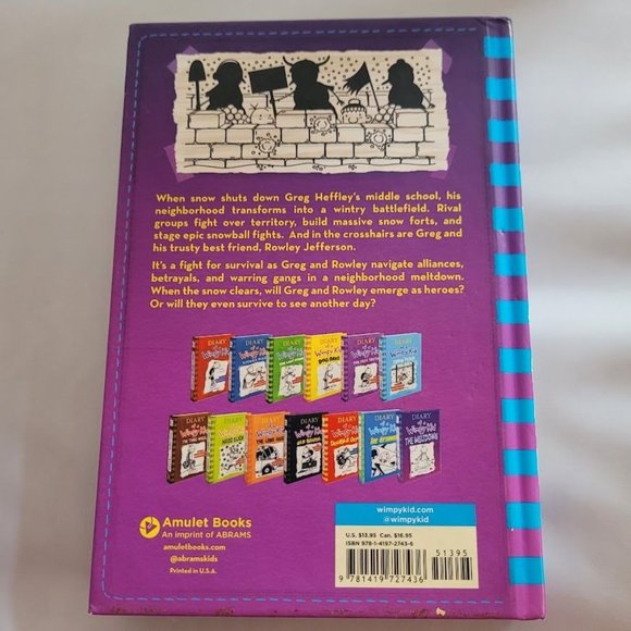 Diary Of A Wimpy Kid Book 13 The Meltdown Hardcover Jeff Kinney - Picture 3 of 8